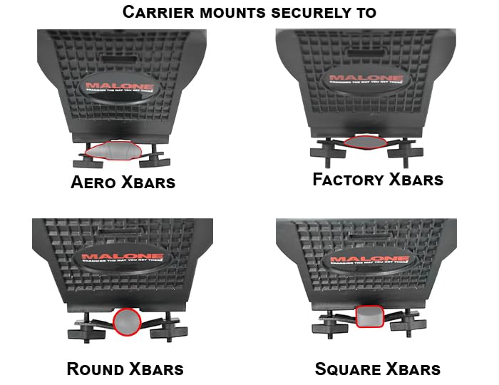 Universal Kayak Carrier Roof Rack with Bow & Stern Tie-Downs