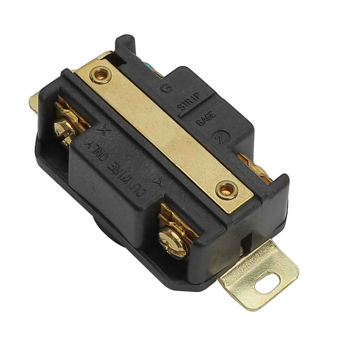 Nema L15-20R 20A 250V 3 Pole 4 Wire Industrial Grade Locking Female Receptacle Connector, Industrial Twist Lock L15-20 20-Amp Generator Receptacle. UL CUL certificated LK-2422F