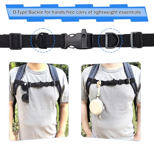 Adjustable Sternum Straps for Backpacks - 2 Pack