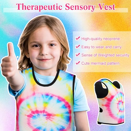 Janmercy Kid Compression Vest Tie Dye Small Age 2-4 & 5-9 Breathable Neoprene