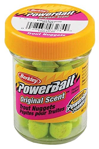 PowerBait Power Nuggets Fishing Bait - Chartreuse, 1.1 oz