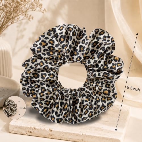 Durable Yoga Mat Scrunchie Carrier - 1 Pack Brown Leopard
