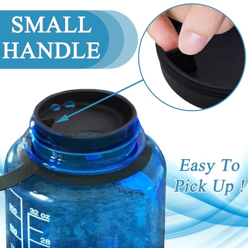 3 Pack Silicone Splash Guards for Wide Mouth Water Bottles