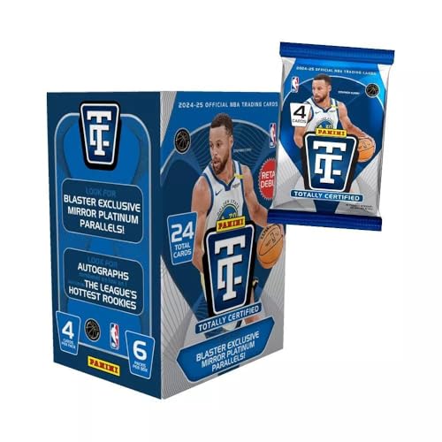 Panini NBA 2024-25 Totally Certified Basketball Card Blaster Box - 6 Packs