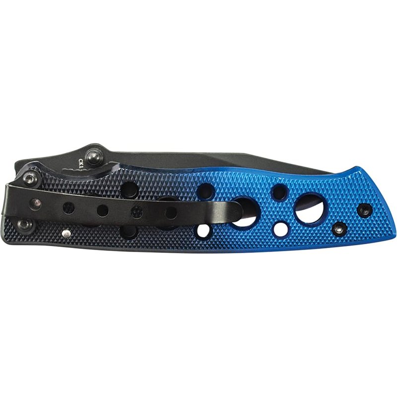 Smith & Wesson Extreme Ops CK111S 7.3in S.S. Folding Knife with 3.1in Serrated Clip Point Blade and Aluminum Handle for Outdoor, Tactical, Survival and EDC