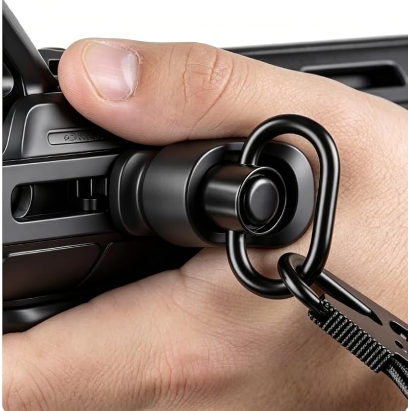 CRUSHUNT Two-Point & Traditional Sling Mount with VTSupport for M-Rail System, Black