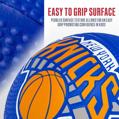 Mini Foam Basketball - New York Knicks - 5.5" Soft PU Ball