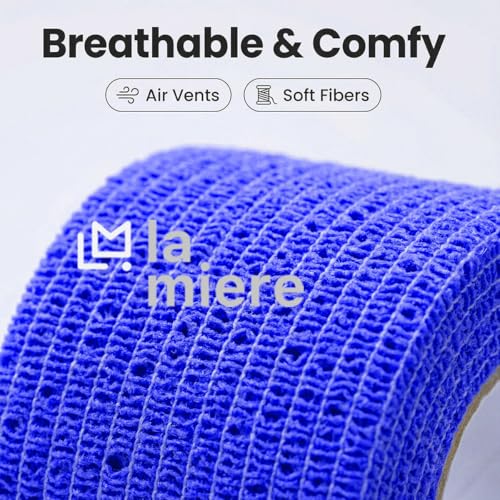Self-Adherent Cohesive Bandages - 2" x 5 Yards, 8 Pack, Mix Colors