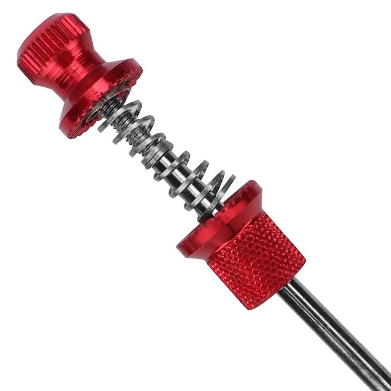 Skewer Wheel Skewers 200Mm Aluminum Alloy Aluminum Alloy Road Anti Theft Quick Release Skewers Wheels Locking Security (Red) (Red)