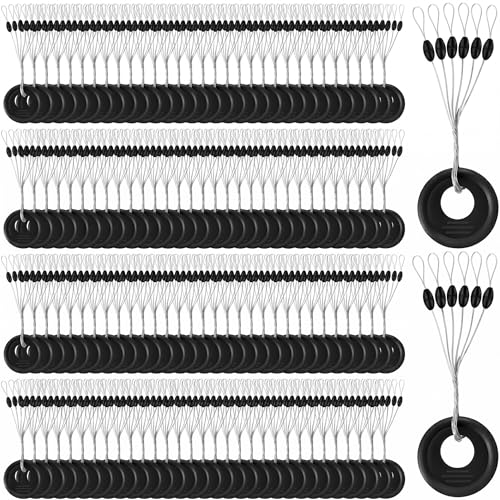Fishing Bobber Stopper Rings - 1200 Pcs Small Oval Shape
