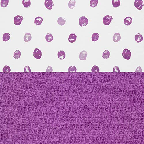 Microfiber Dish Drying Mat - Absorbent & Reversible, 16x18 in, Paint Dots