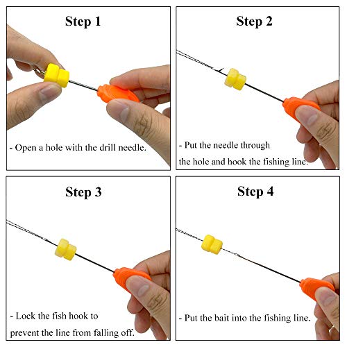 Carp Fishing Tackle Kit Set - 6 in 1 Tool Kit - Orange