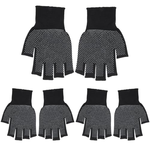 Breathable Fingerless Work Gloves - Lightweight Cycling & Gym Gear, 2 Pairs