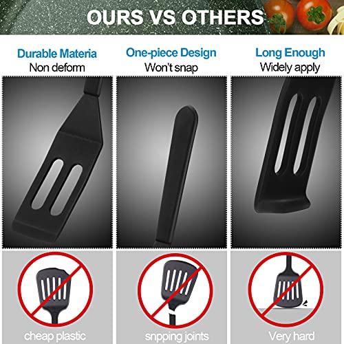 Mini Silicone Brownie Spatula Set - 2 Pieces, Black