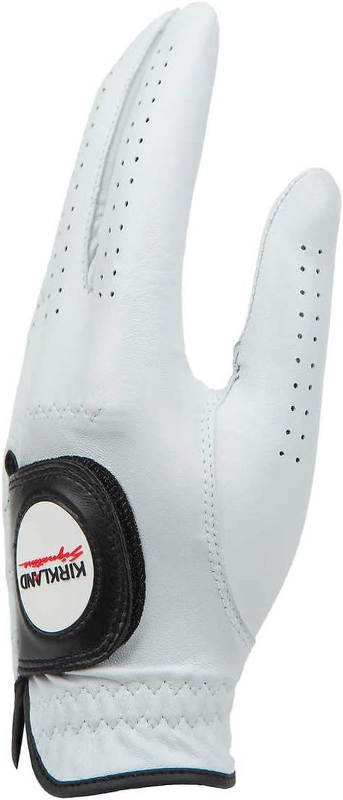 Kirkland Signature Golf Gloves - Premium Cabretta Leather | Medium/Large (4 Count)