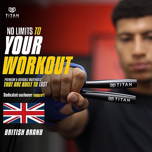 Speed Jump Rope - Professional Self-Locking & Adjustable - Black-2