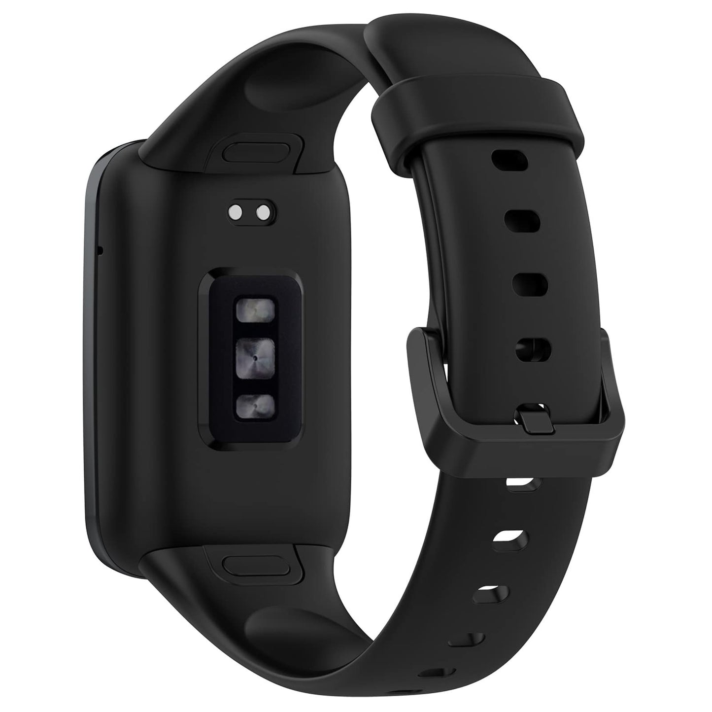 MOTONG Compatible with Xiaomi MI Band 7 Pro Replacement Band - Silicone Replacement Wrist Band Strap Compatible with Xiaomi MI Band 7 Pro(Silicone Black)