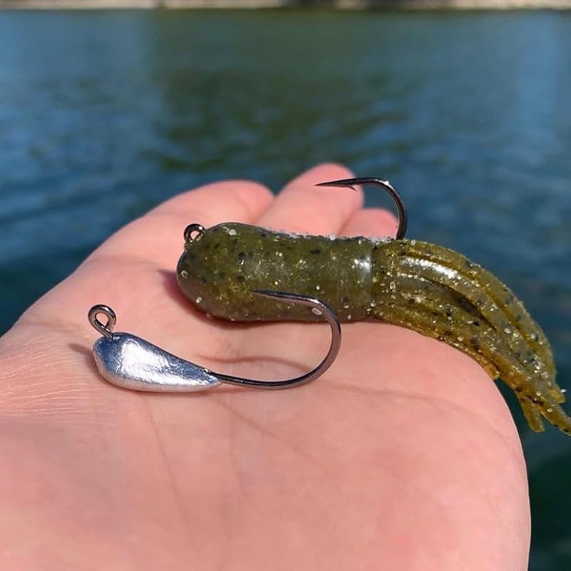 Mini Pro Tube Head - 4 Pack - 1/4 oz Finesse Fishing Jig Heads
