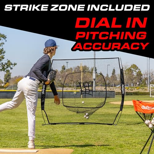 7 ft x 7 ft Baseball & Softball Hitting Net - Black Variation