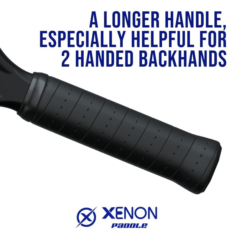 Vector Light Platform Tennis Paddle by Xenon Paddle, Oversize Head, Even Balance Point, Handle Weighted, Medium Firmness Foam Core, Power and Control, 4.25” Grip, Purple