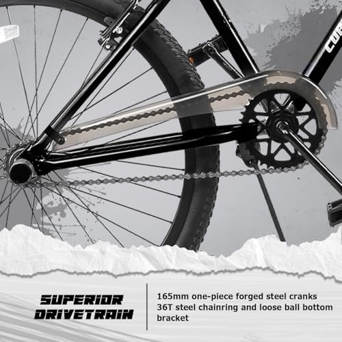 BMX Race Bike for Beginners to Advanced - 24 Inch Black