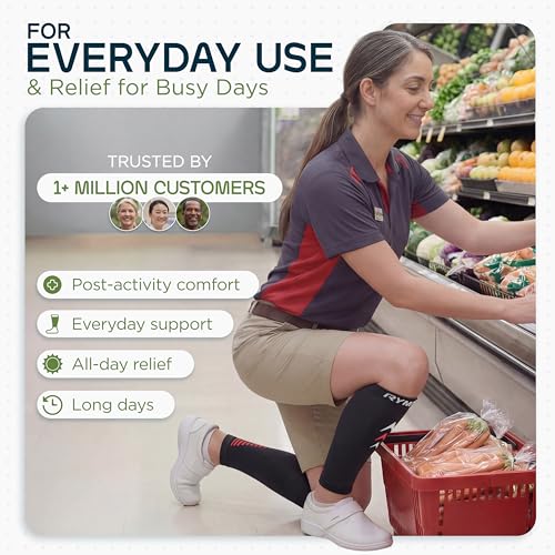 Calf Compression Sleeves for Men and Women - Support & Recovery