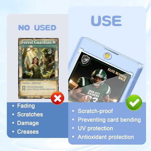 Magnetic Card Holder 6 Pack - UV Protection for Trading Cards