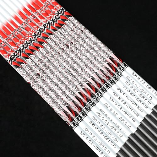 12 / Spine 800 32" Pure Carbon Arrow Shafts 6.2mm ID, ±0.003" Straightness, for DIY Target & Hunting