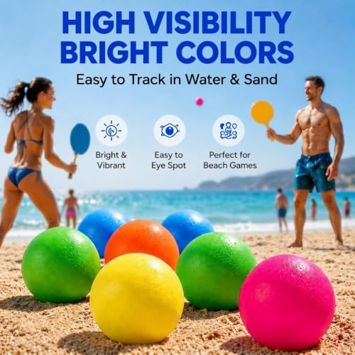 5 Pieces Waterproof Floating Beach Paddle Balls Set