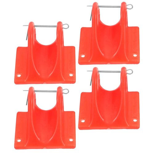 Housoutil Climbing Rope Edge Protector 4-Pack Angle Guard for Outdoor Rappelling and Mountaineering Safety Gear Lightweight 2.67X2.51X2.36 Inch Durable Rope Protector for Camping