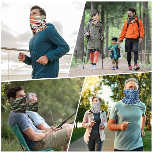 Cooling Neck Gaiter - Dark Blue Sun Protection Face Mask