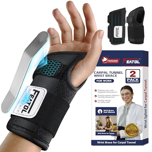 Carpal Tunnel Wrist Brace - Adjustable Support for Pain Relief