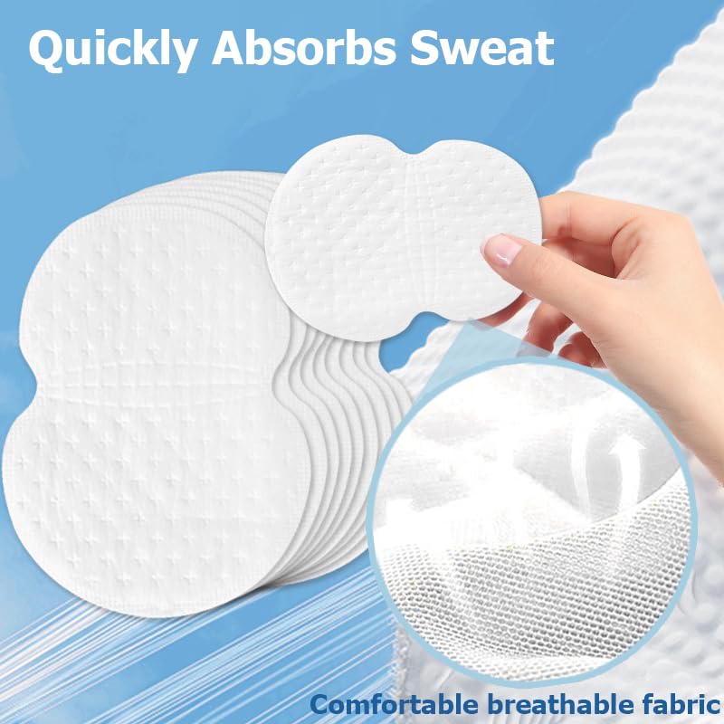 100 Pack Armpit Sweat Pads - Super Absorbent & Skin-Friendly Guards