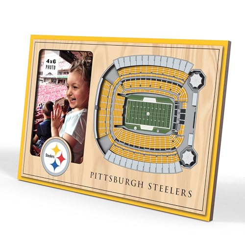 3D Stadium Picture Frame - Pittsburgh Steelers - One Size