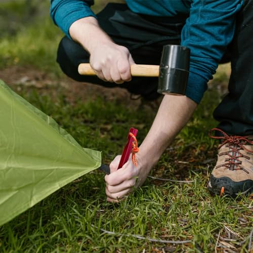 12 Pack Tent Stakes, 7" Ultralight Aluminum Ground Peg with