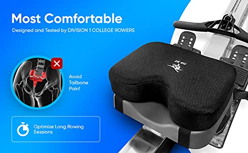 Rowing Machine Seat Cushion with Memory Foam - Fits Concept 2