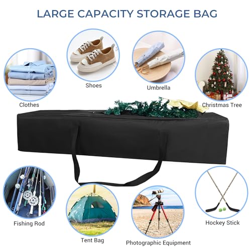 Coolbebe 45 Inch Tripod Carrying Case Black 45x7x7 Inch Storage Bag for Tripods & Long Gear