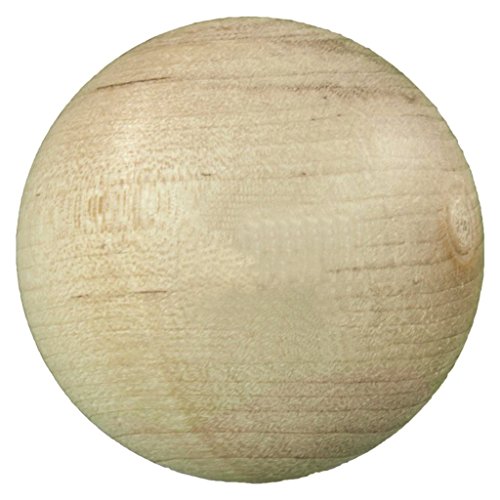Wooden Stick Handling Ball - 2 Inch Diameter for Off-Ice Training