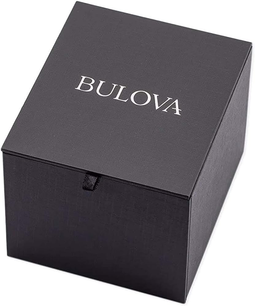 Bulova Curv Stainless Steel Watch - Grey Dial | 44mm | Sleek Design & Precision Timekeeping