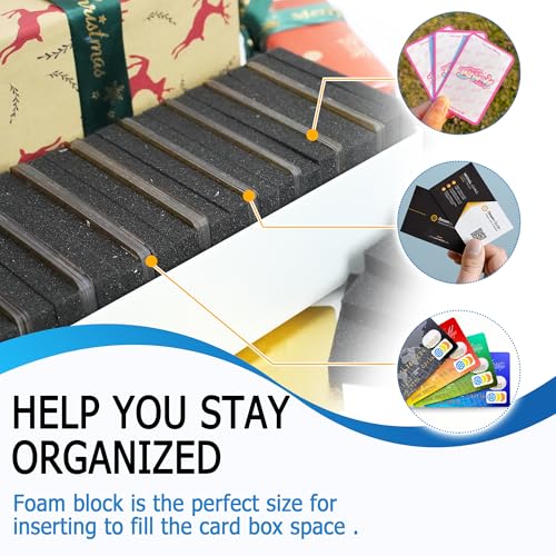 100PCS Foam Card Dividers for Trading Card Storage, Protect & Organize Collectible Cards