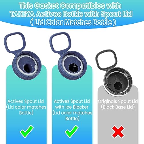 10 Pack Replacement Gaskets for TAKEYA Actives Water Bottles