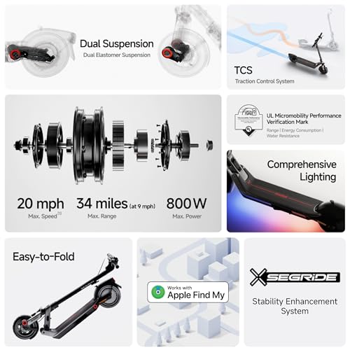 Electric Scooter E3 Pro - Foldable, Long Range, Dual Braking System