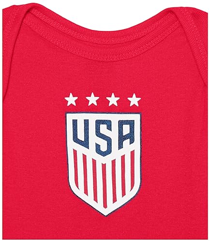 USA National Team Name and Number Onesie - Alyssa Naeher, 3-6 Months, Red
