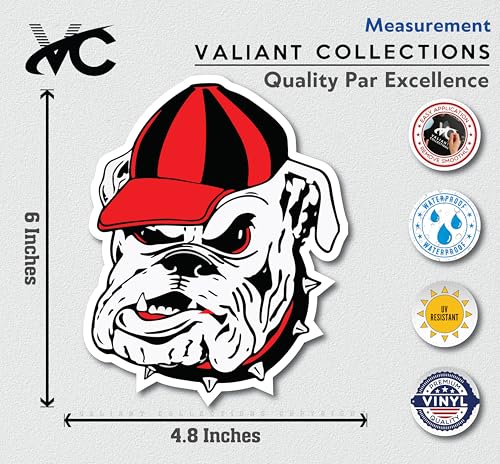 Bulldog Vinyl Decal - Waterproof Sticker for Laptops, Cars & Water Bottles