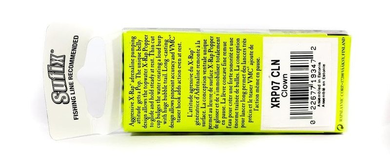 Rapala X-Rap Pop 07 Fishing lure, 2.75-Inch, Chartreuse Ghost
