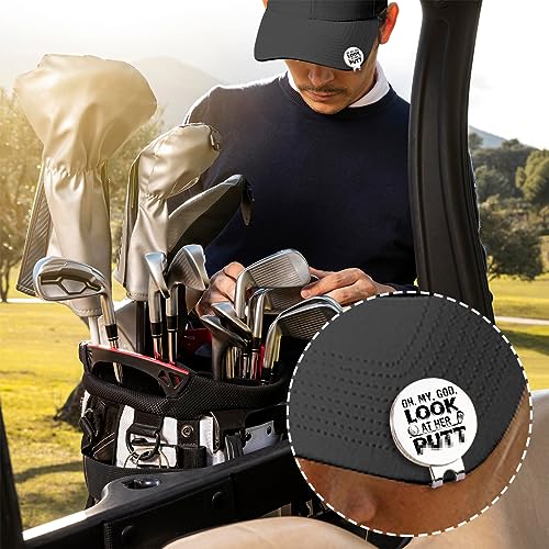 Funny Golf Ball Marker with Magnetic Hat Clip - Gift for Golfers
