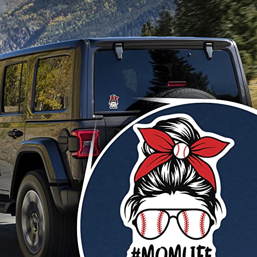 Baseball Mom Life Decals - American Flag Sunglasses - 2 Pack