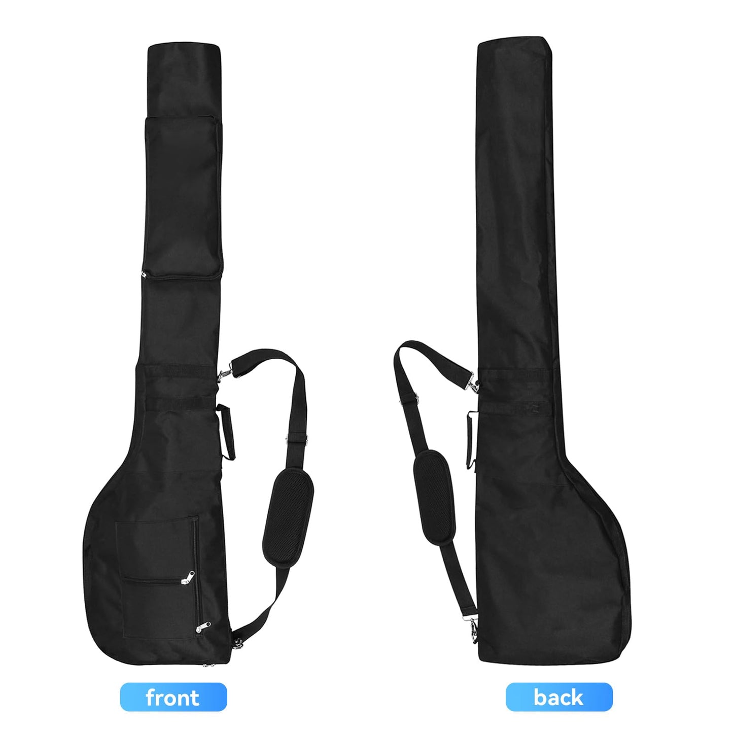 Lightweight Golf Bag, Moreen Golf Sunday Bag, Collapsible Waterproof Small Golf Bag for Men/Women(Black)