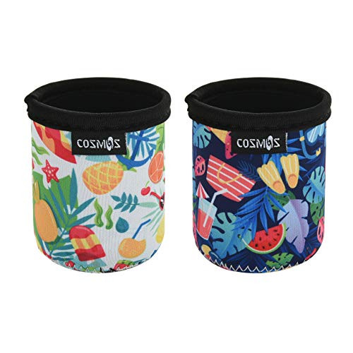 Mini Can Sleeves Insulators - 2 Pcs Soft Neoprene Cooling Covers for 7.5 Oz Cans