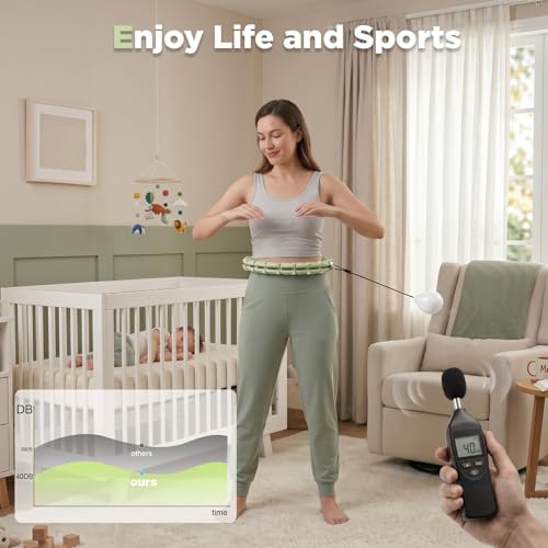 Detachable 24 Knots Hula Hoop for Weight Loss - Green
